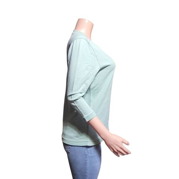 Pulp henley 3/4 sleeve tee solid pullover shirt M - Picture 3 of 5